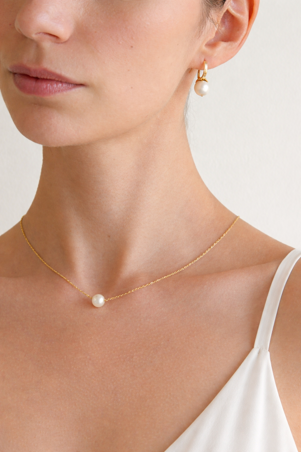 pearl dangle earrings