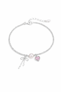 bowtie silver bracelet