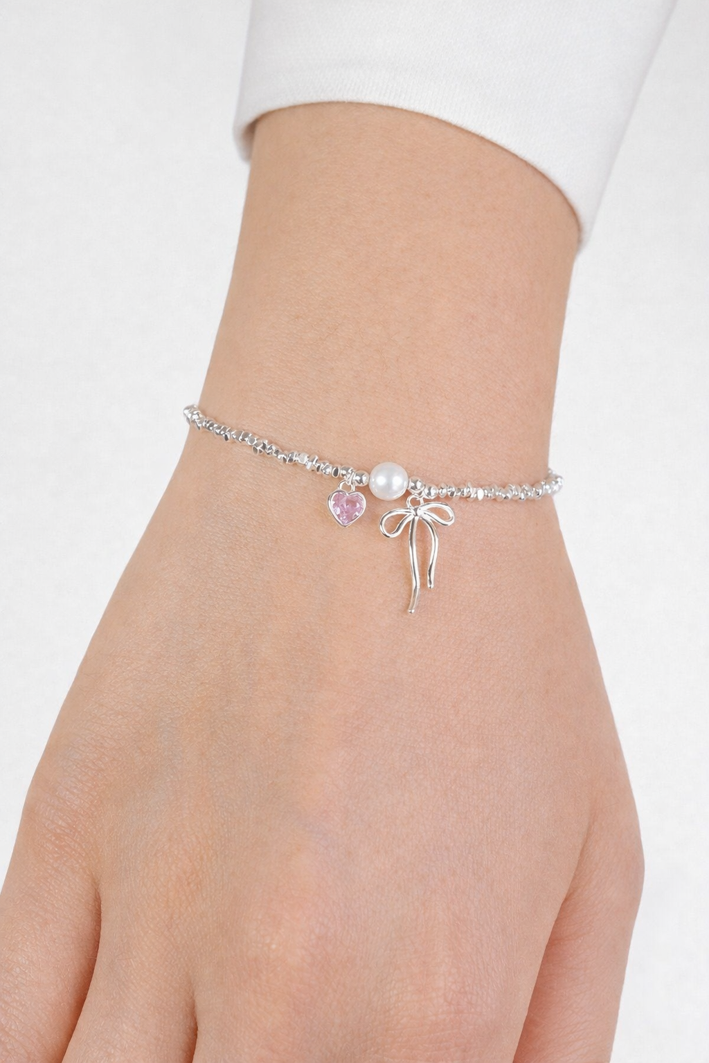 bowtie silver bracelet