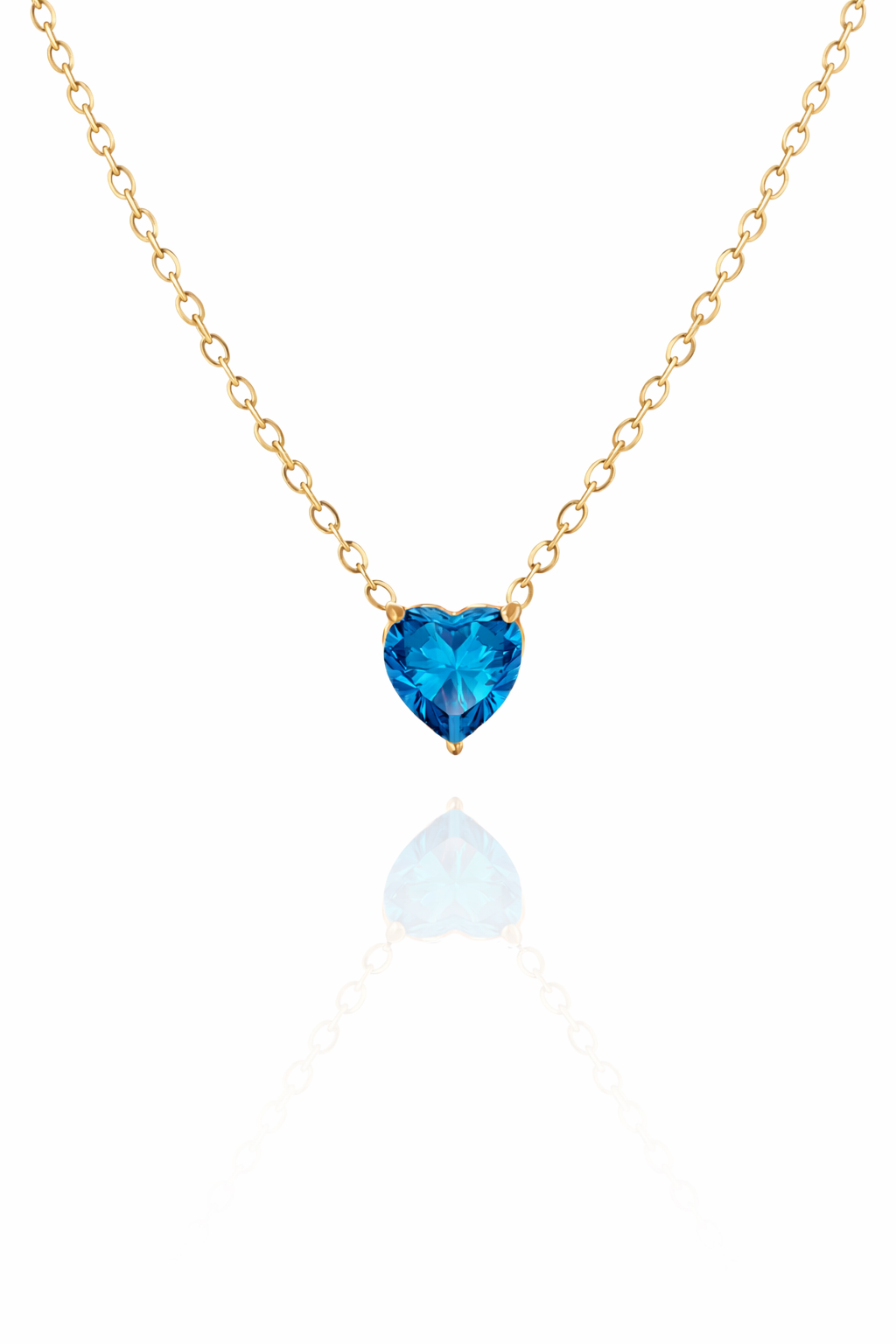 heart gemstone necklace