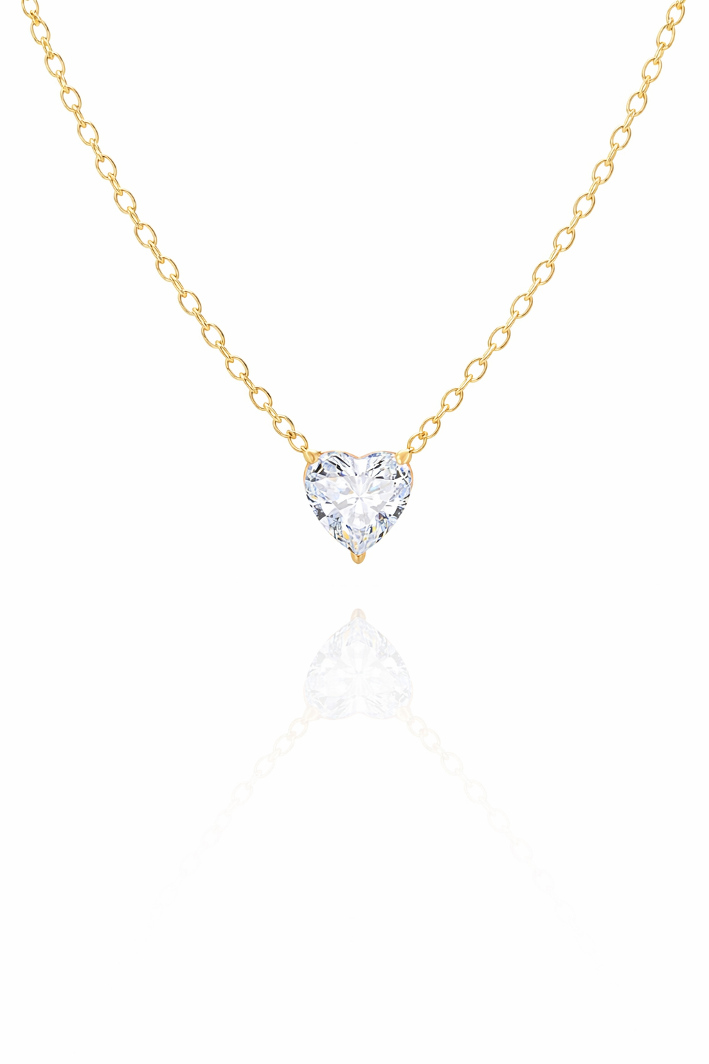 heart gemstone necklace
