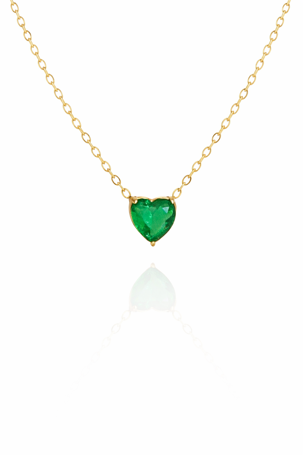 heart gemstone necklace