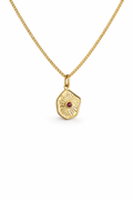 evil eye gemstone necklace