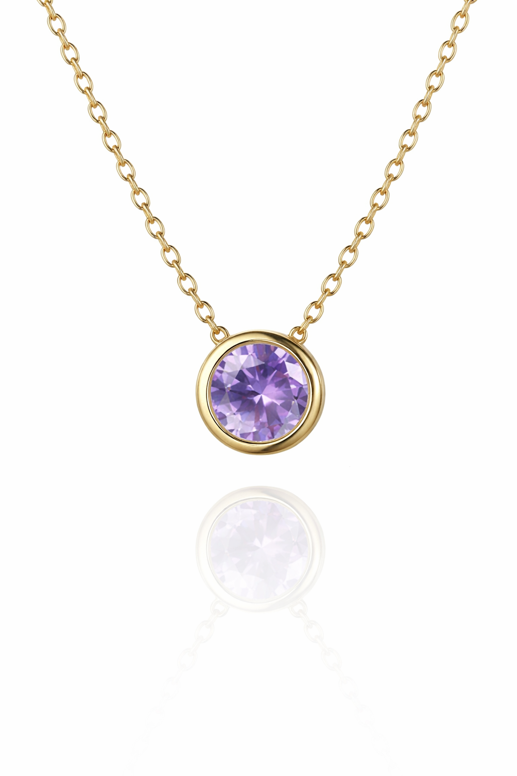round gemstone necklace
