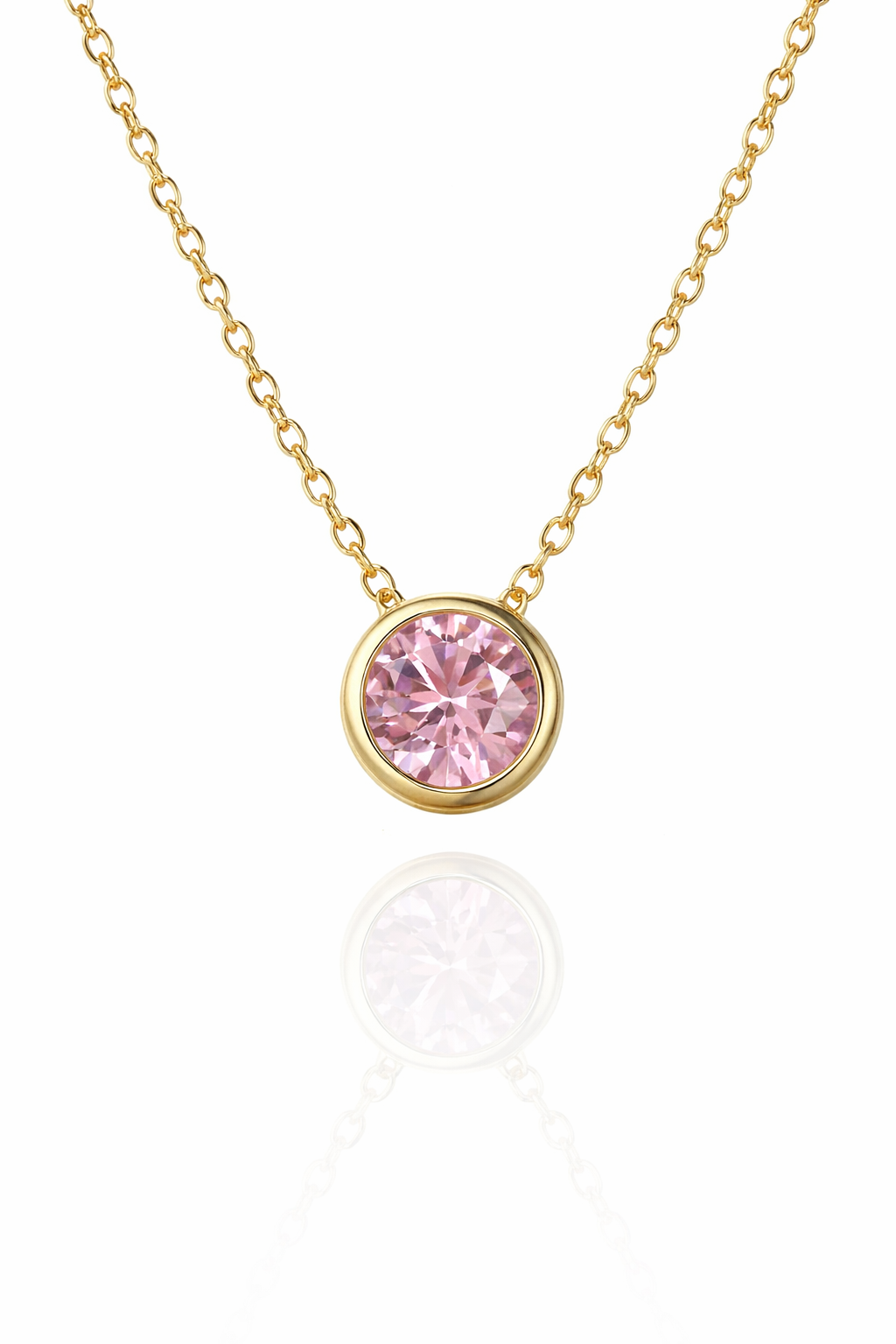 round gemstone necklace