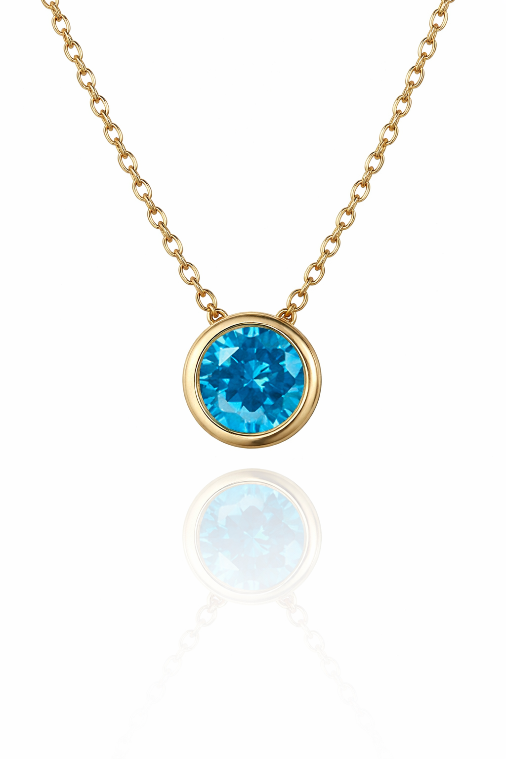 round gemstone necklace