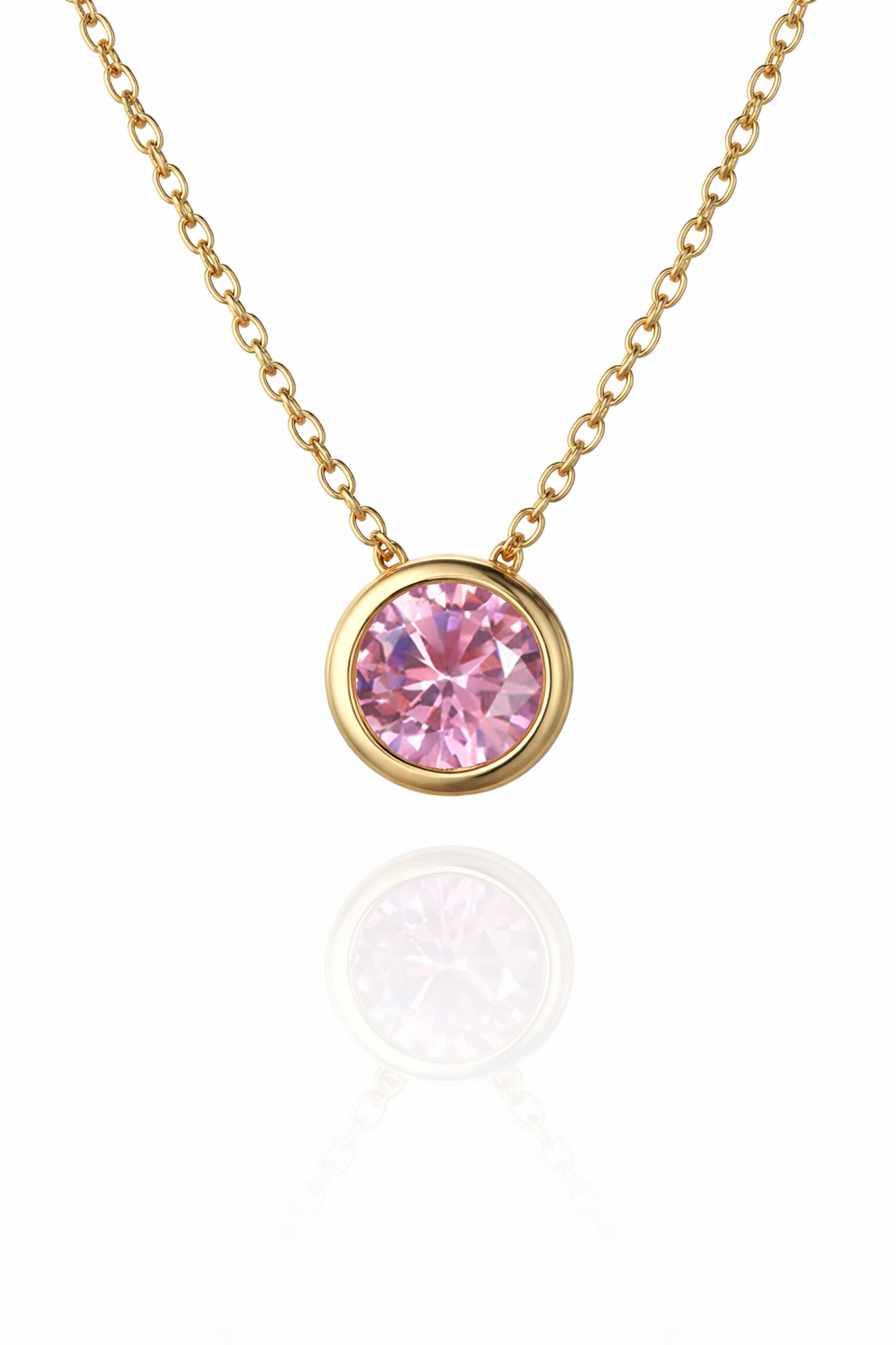 round gemstone necklace