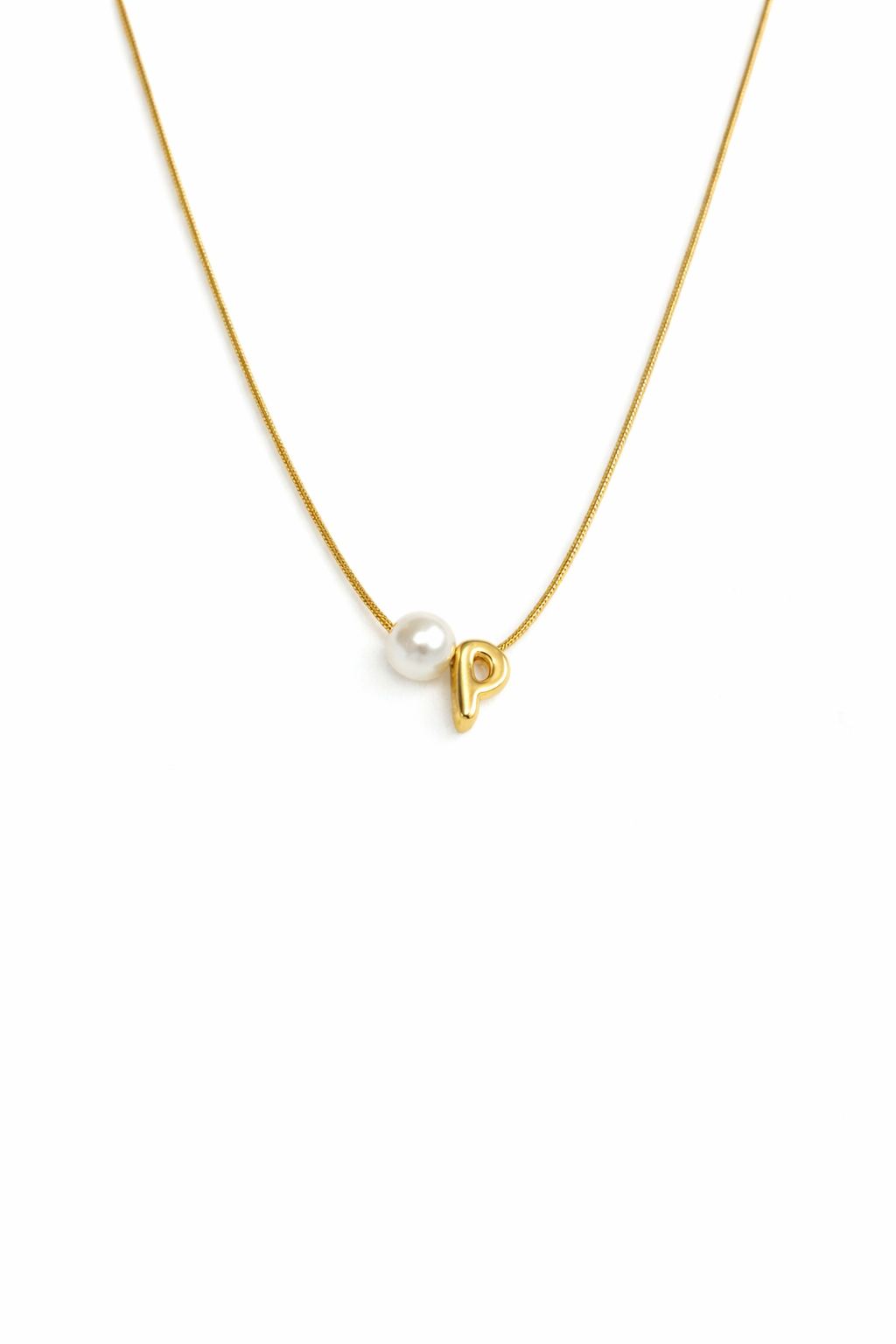puffy 3d initial necklace (Copy)