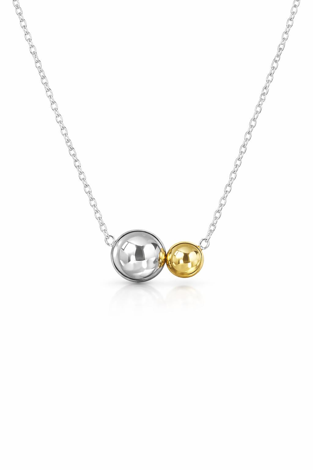 double beads necklace