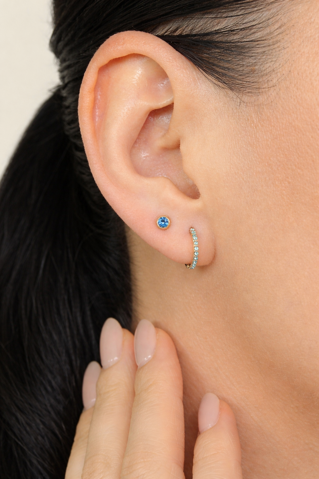 hoop earrings
