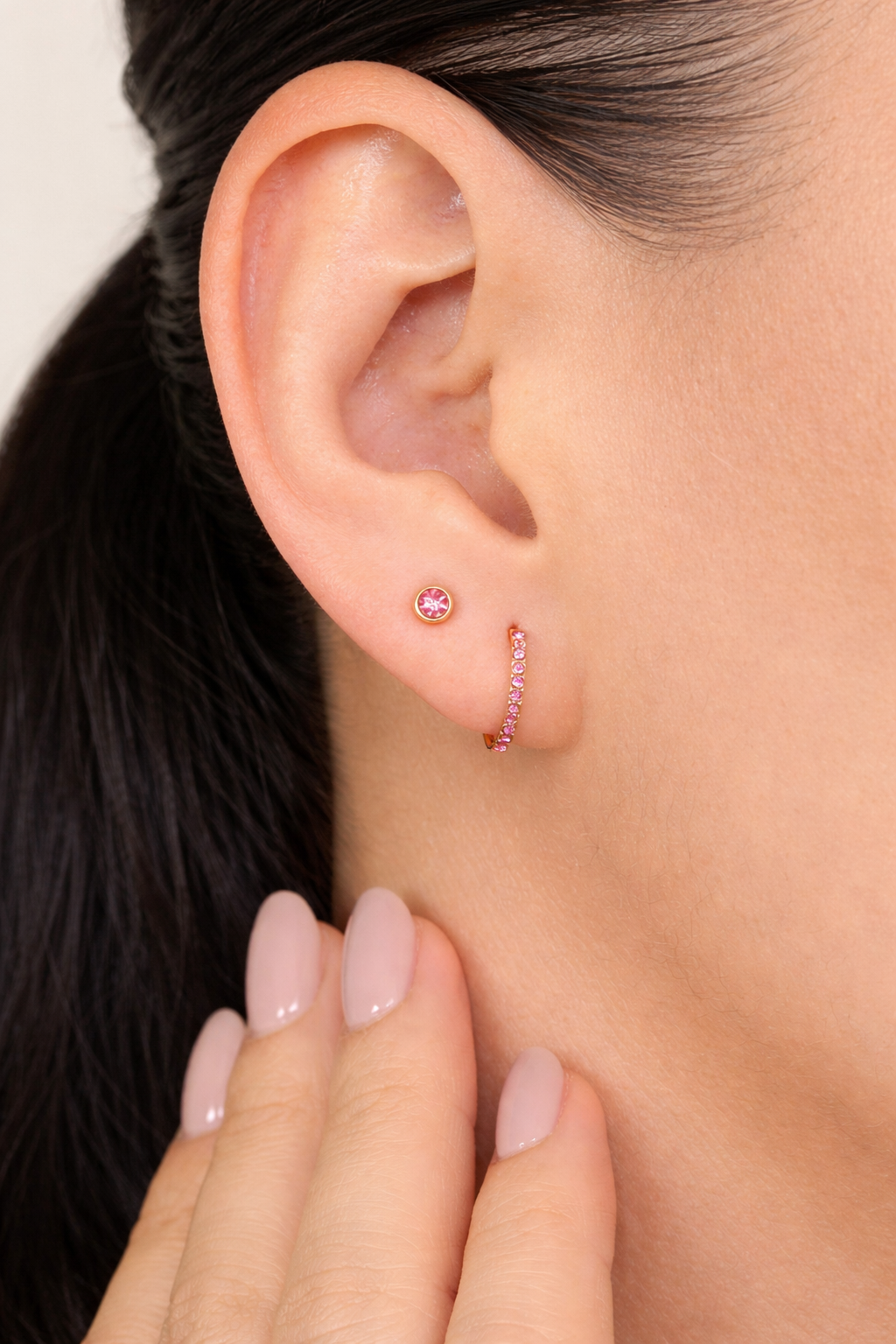 hoop earrings