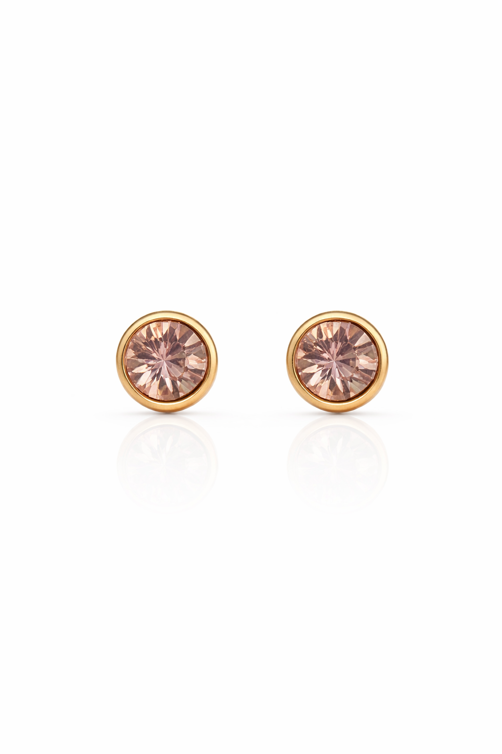 round stud earring