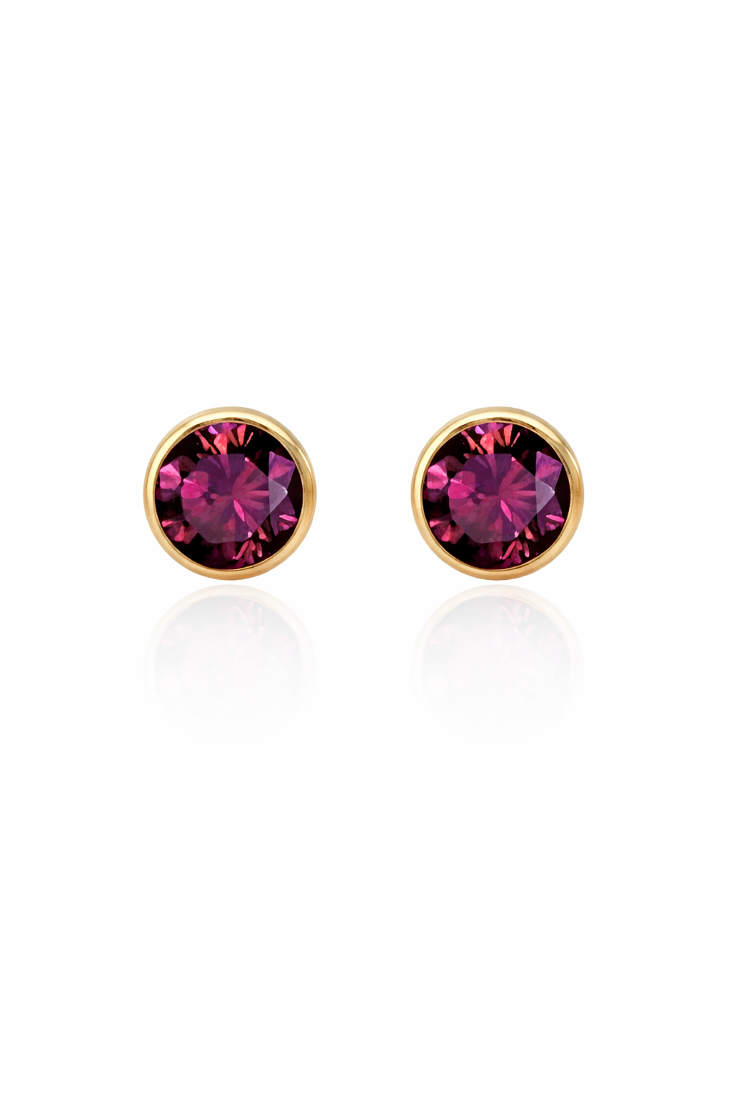 round stud earring