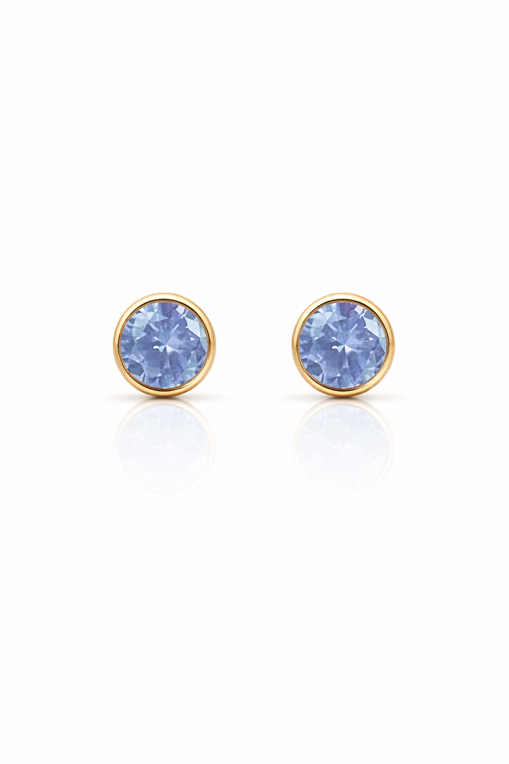 round stud earring