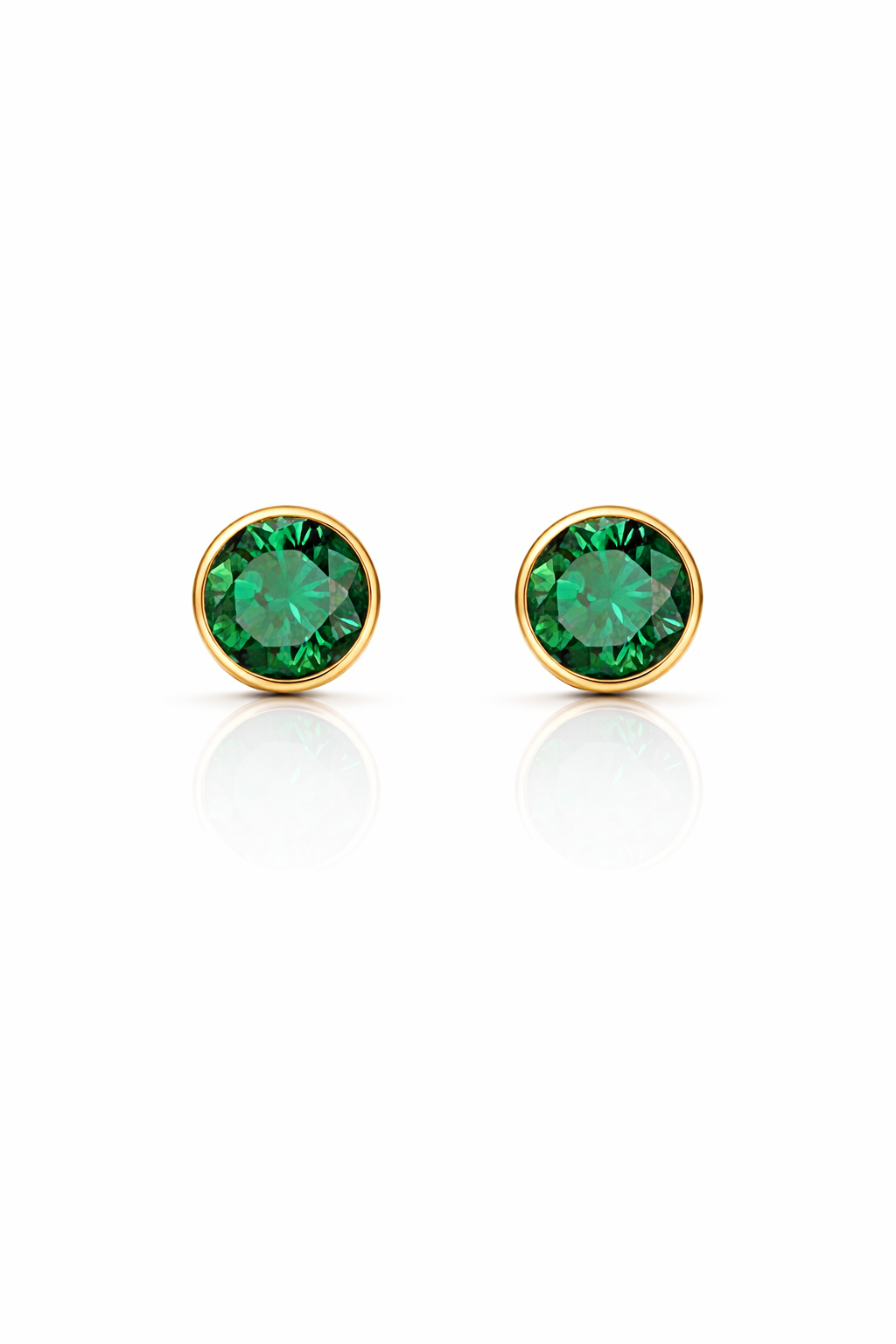 round stud earring