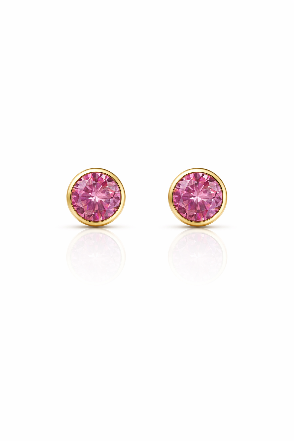 round stud earring