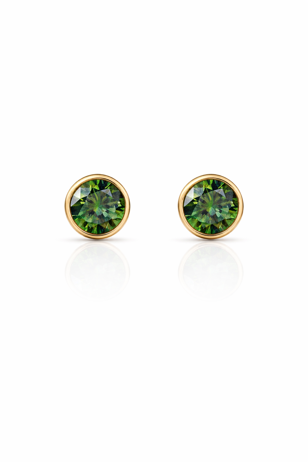 round stud earring