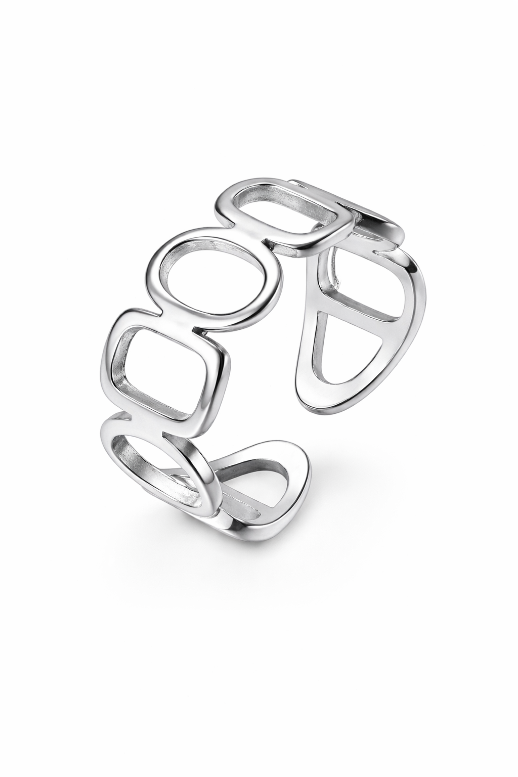 hollow & flat ring duo