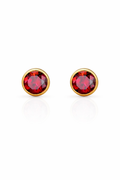 round stud earring