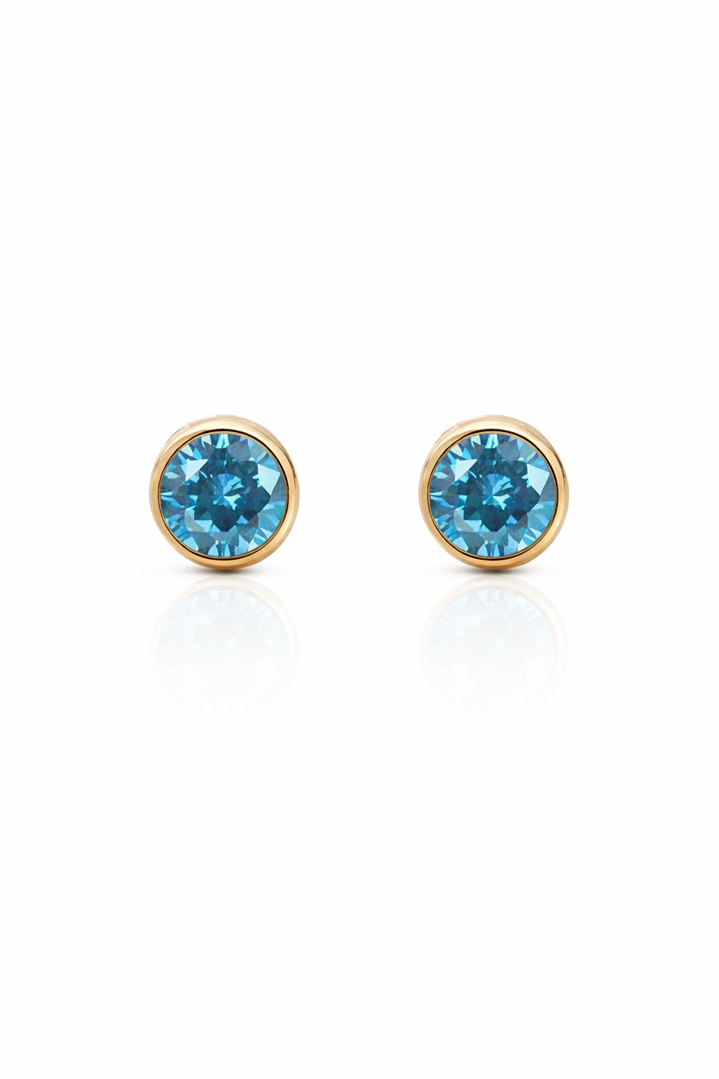 round stud earring