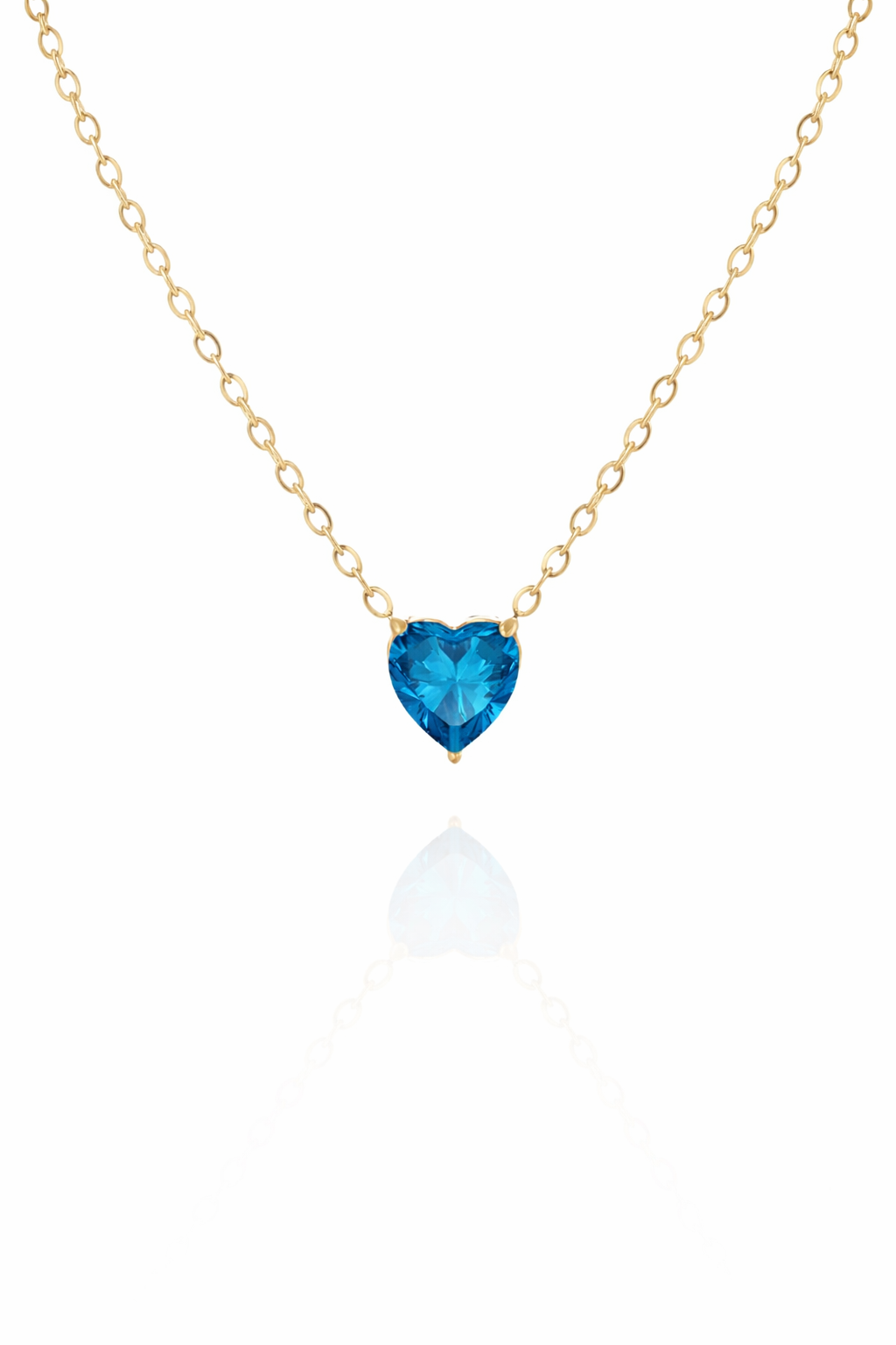 Heart Aquamarine - March