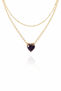 Heart Amethyst - February