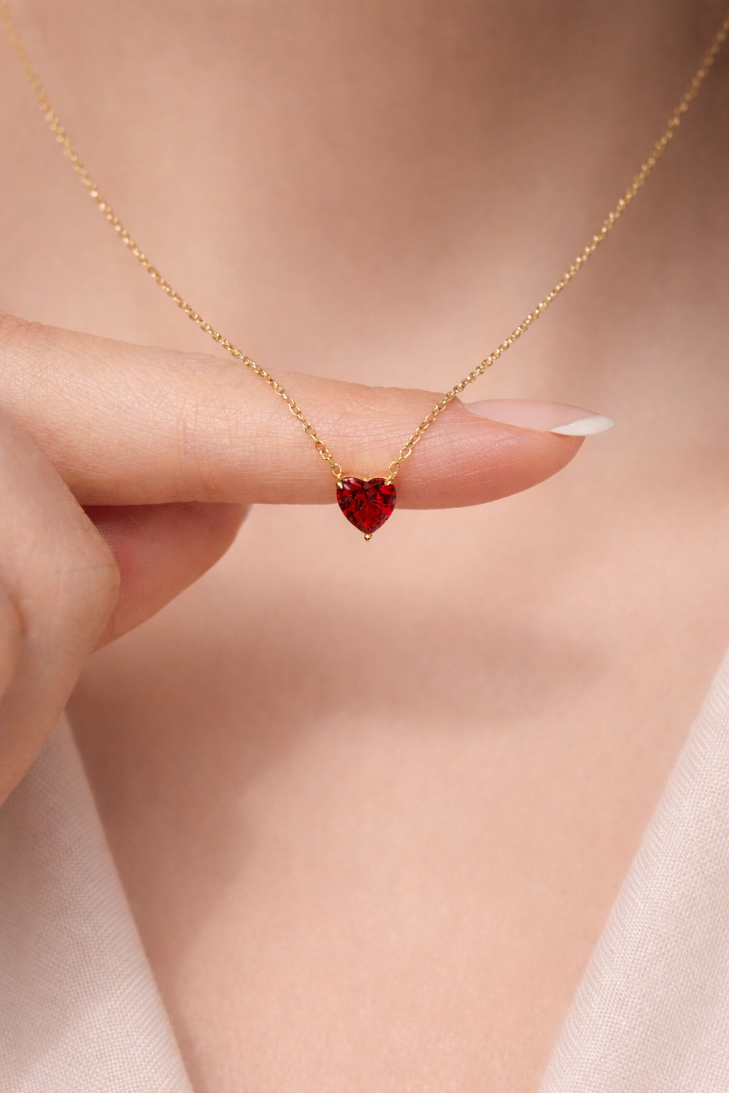 Heart Garnet - January