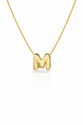 puffy 3d initial necklace (Copy)