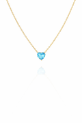 Heart Blue Topaz - December