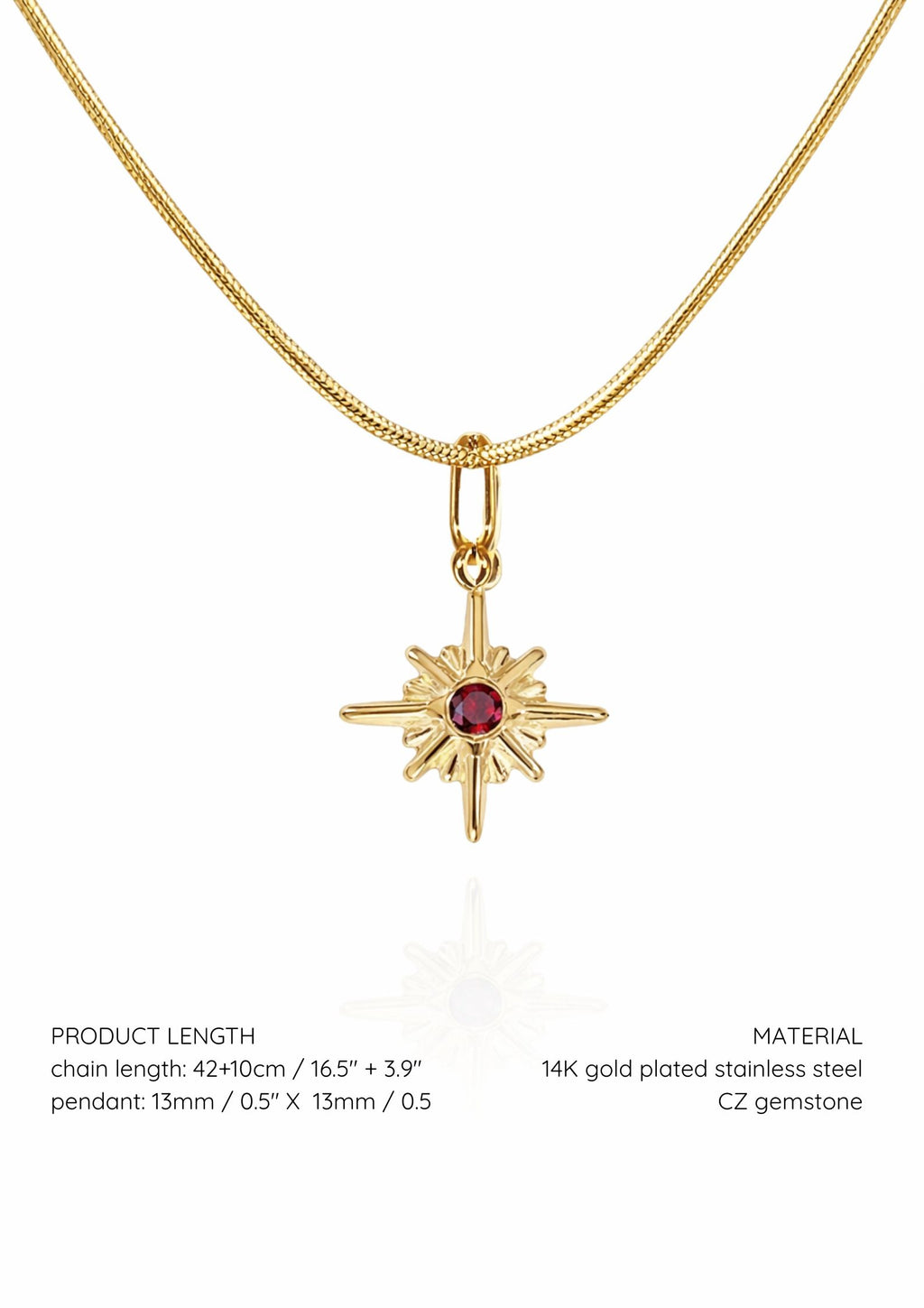 star gemstone necklace (Copy)
