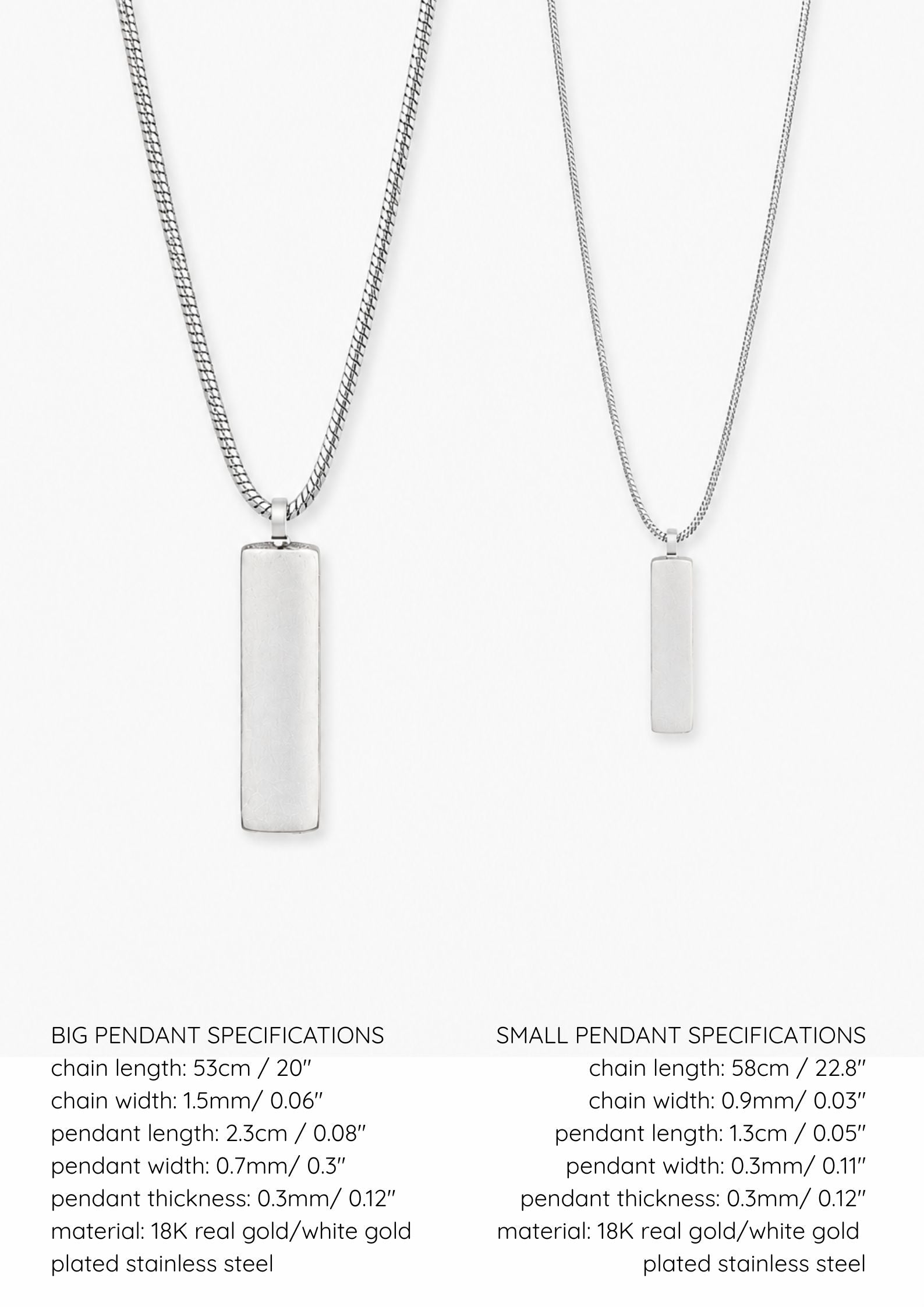 pendant necklace