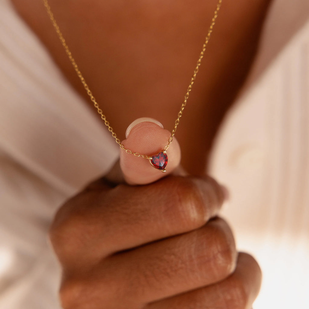 Heart Garnet - January