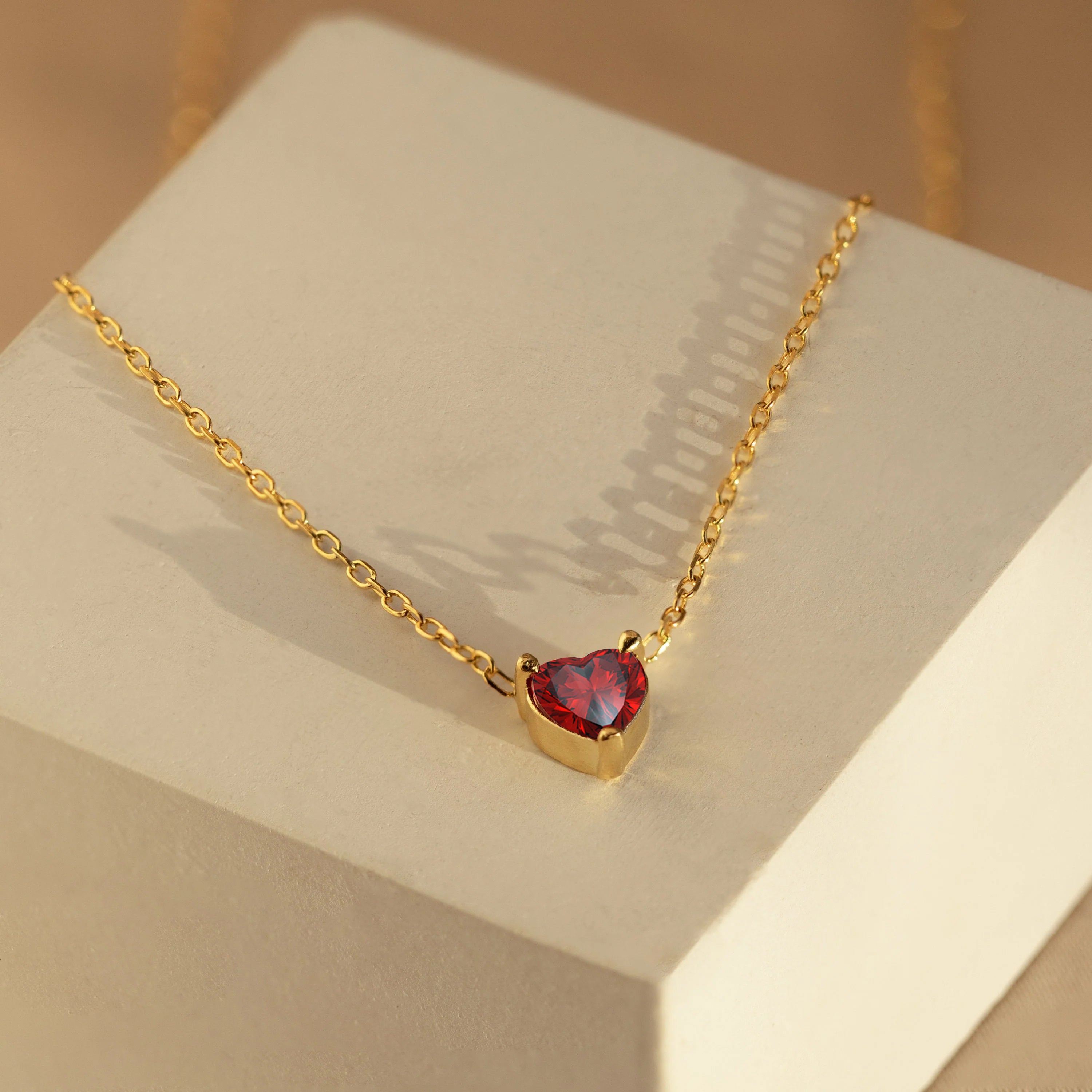 Heart Garnet - January