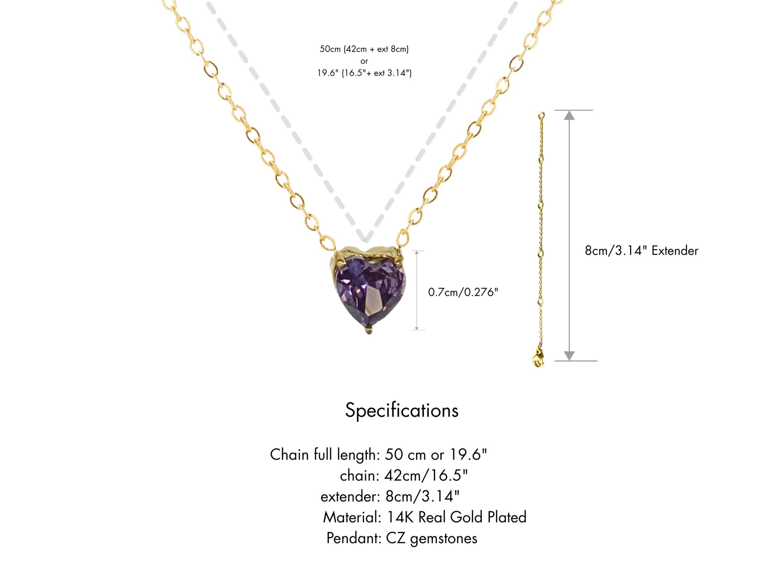 Heart Amethyst - February
