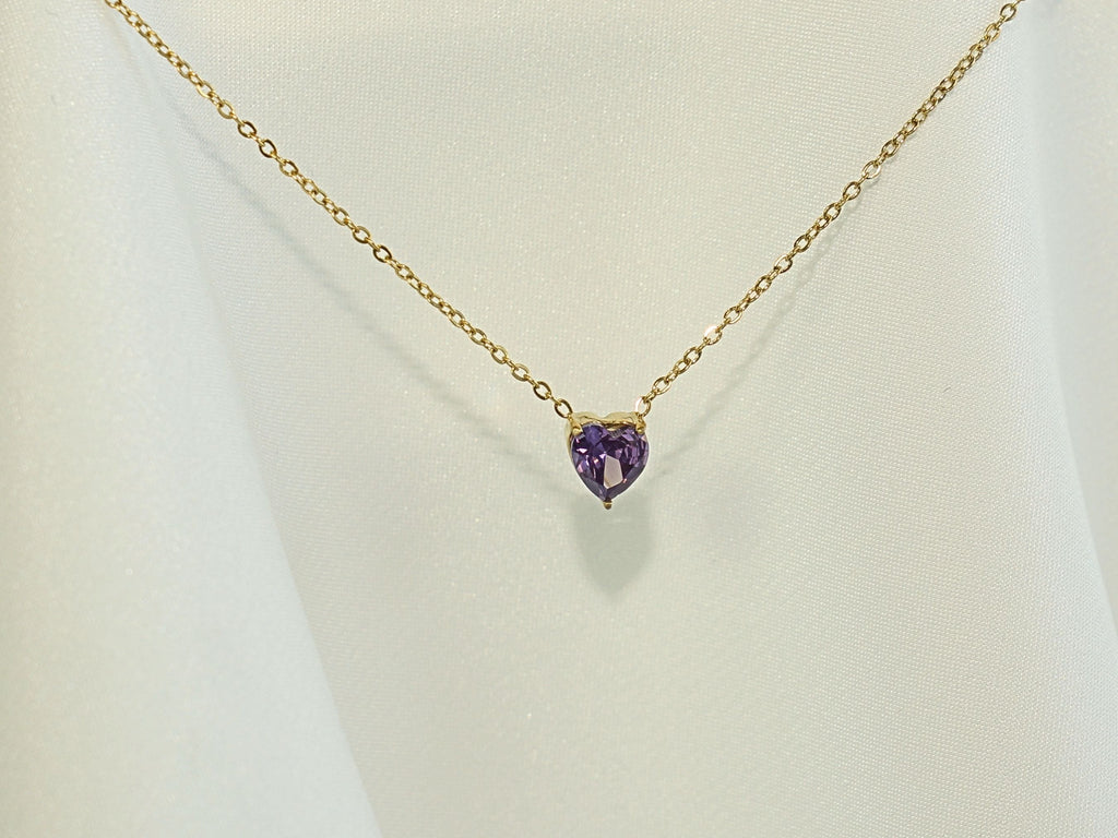 Heart Amethyst - February