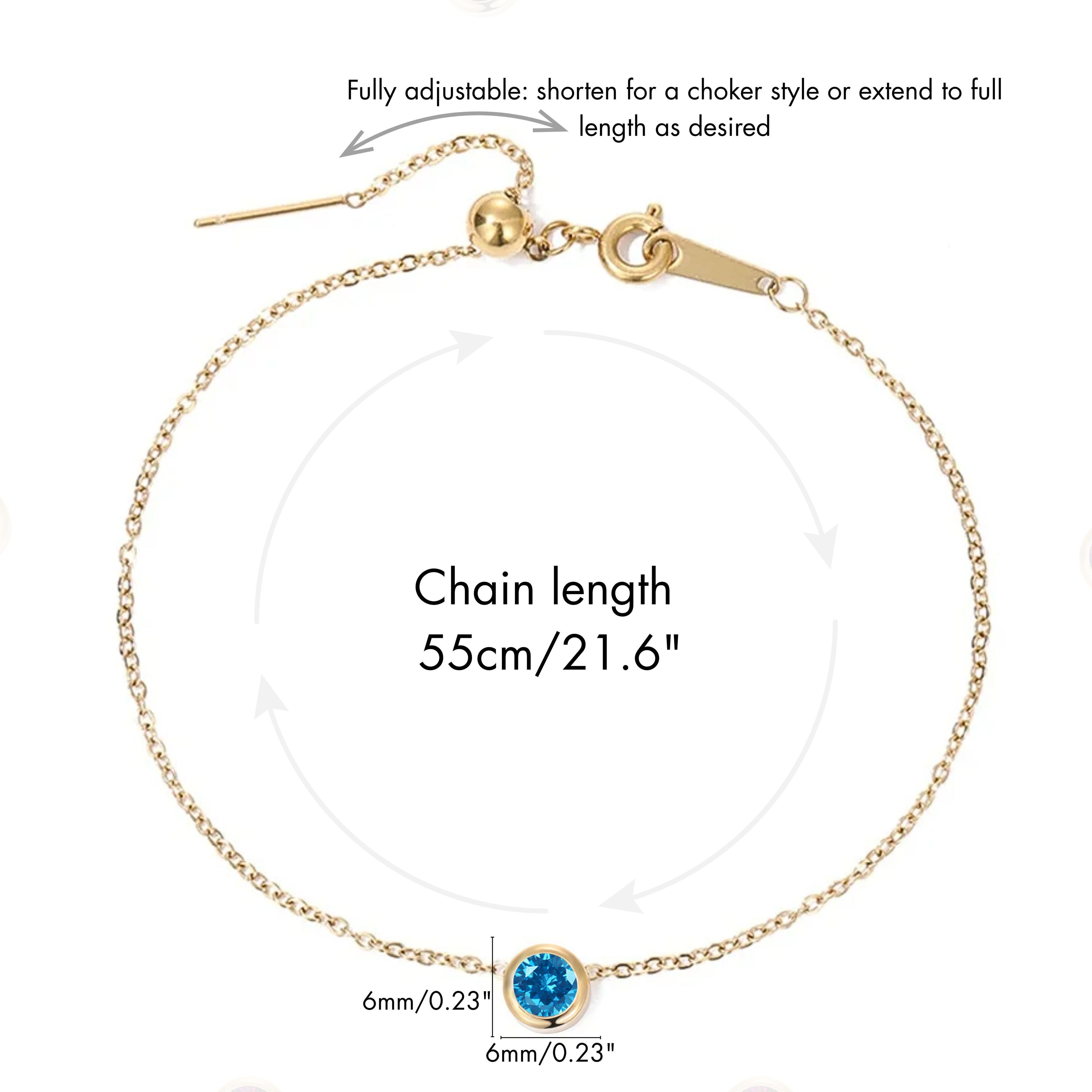 round gemstone necklace