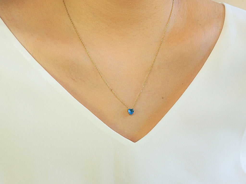Heart Aquamarine - March