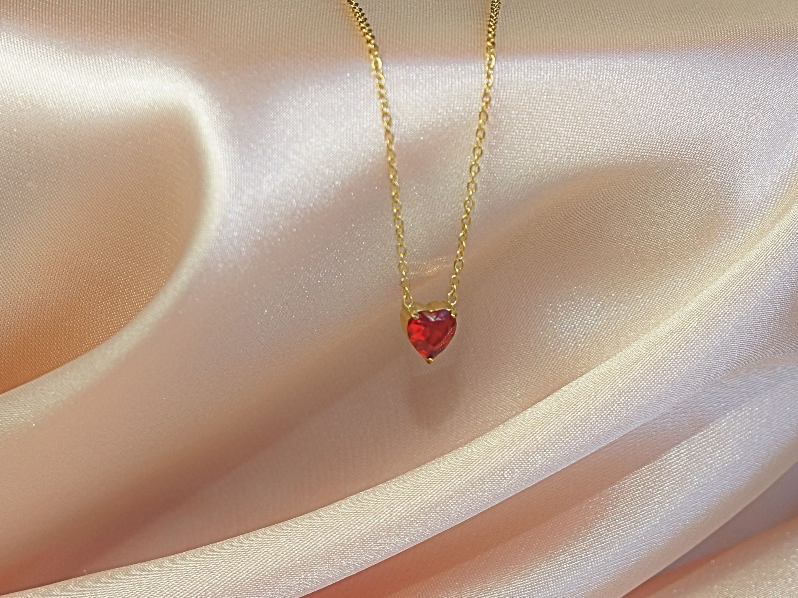 Heart Garnet - January
