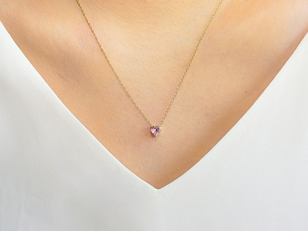 Heart Pink Tourmaline - October