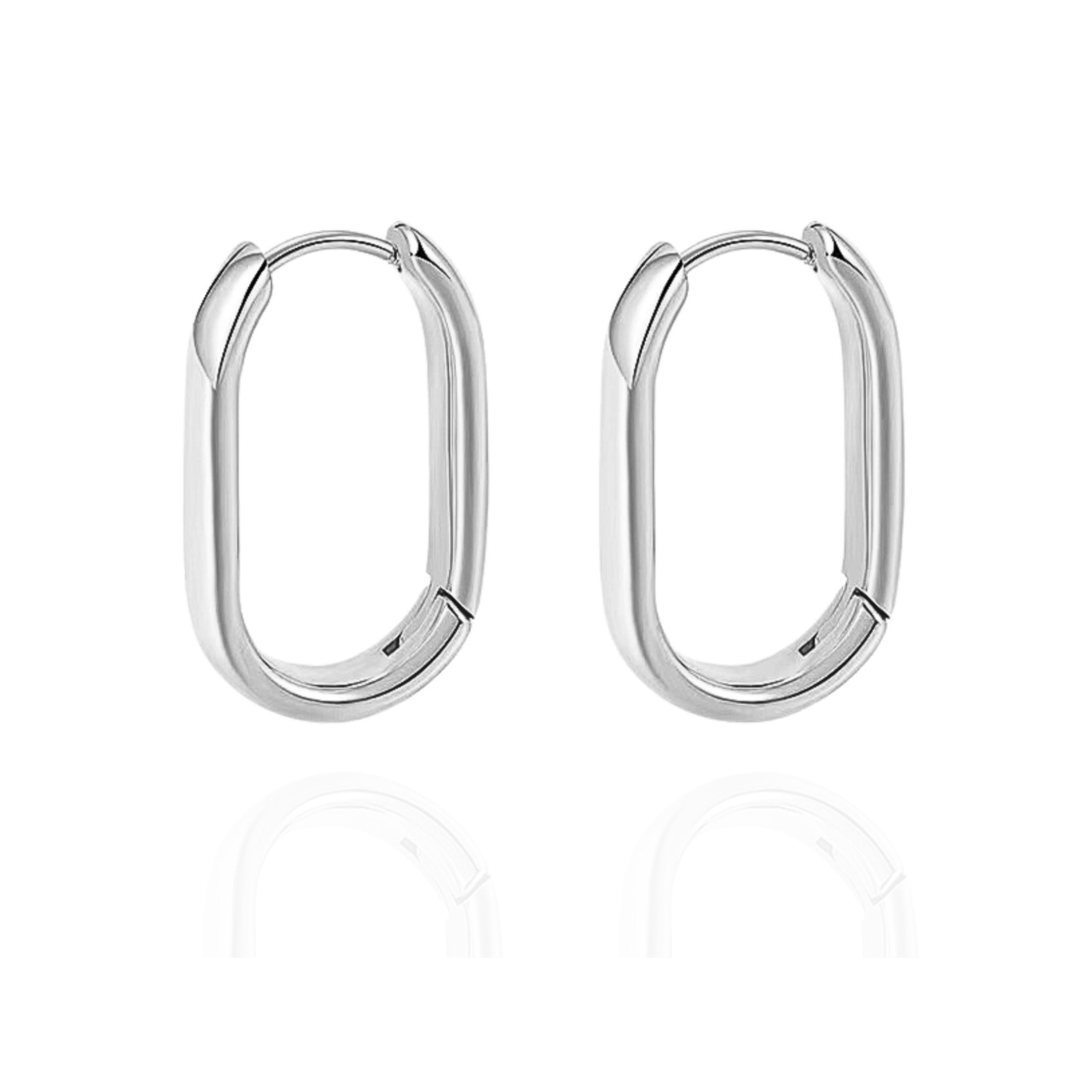 Silver Minimalist Hoop Earrings