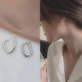 Silver Minimalist Hoop Earrings