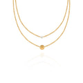 Je t'aime - French Pearl 18K Gold Necklace Set
