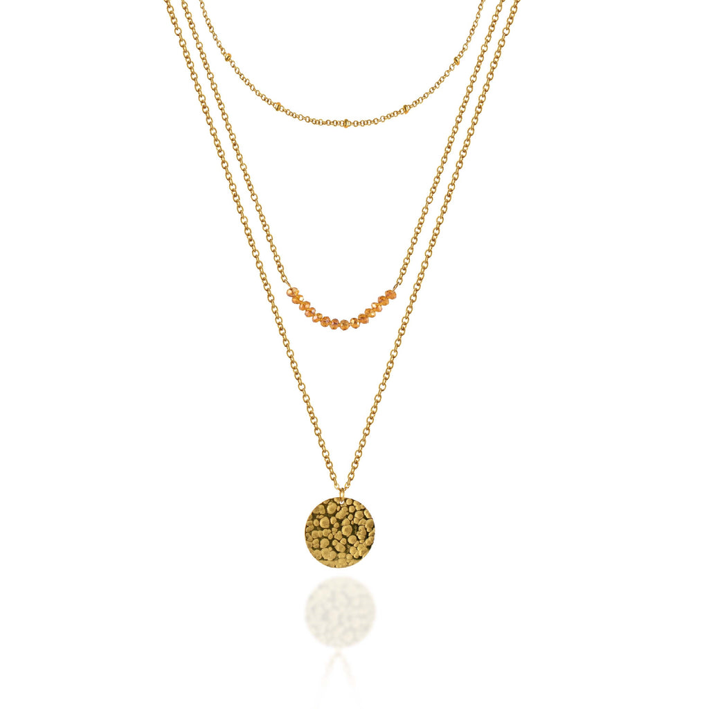 Romi - Beeded Layered Necklace - Set of Three