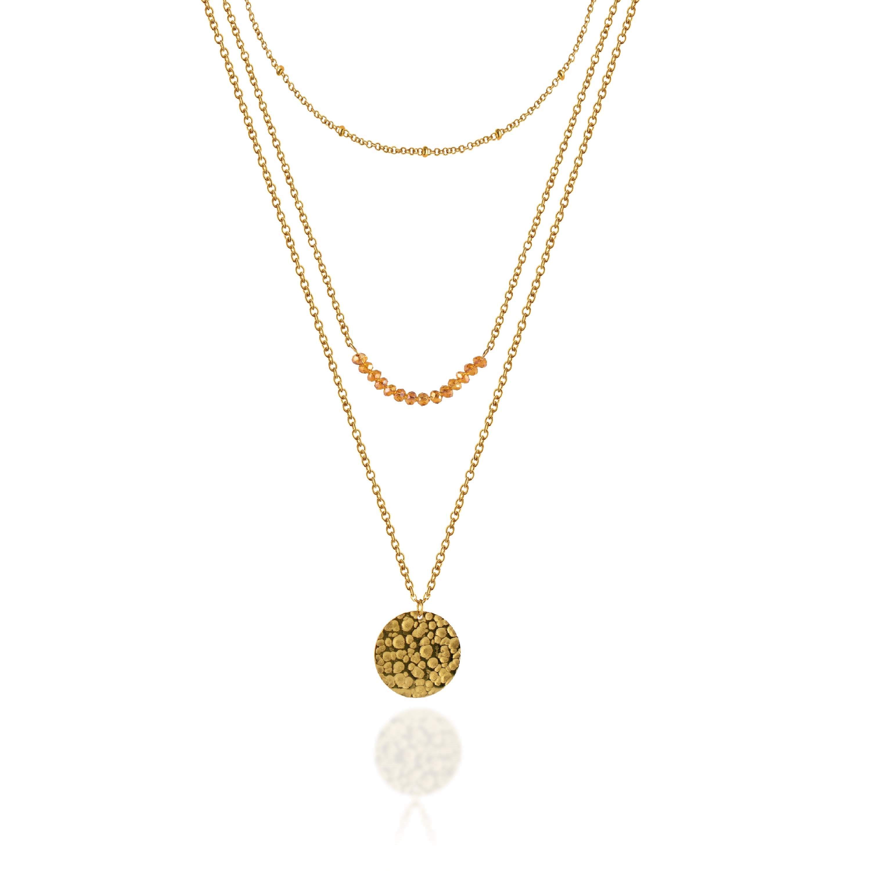 Romi - Beeded Layered Necklace - Set of Three