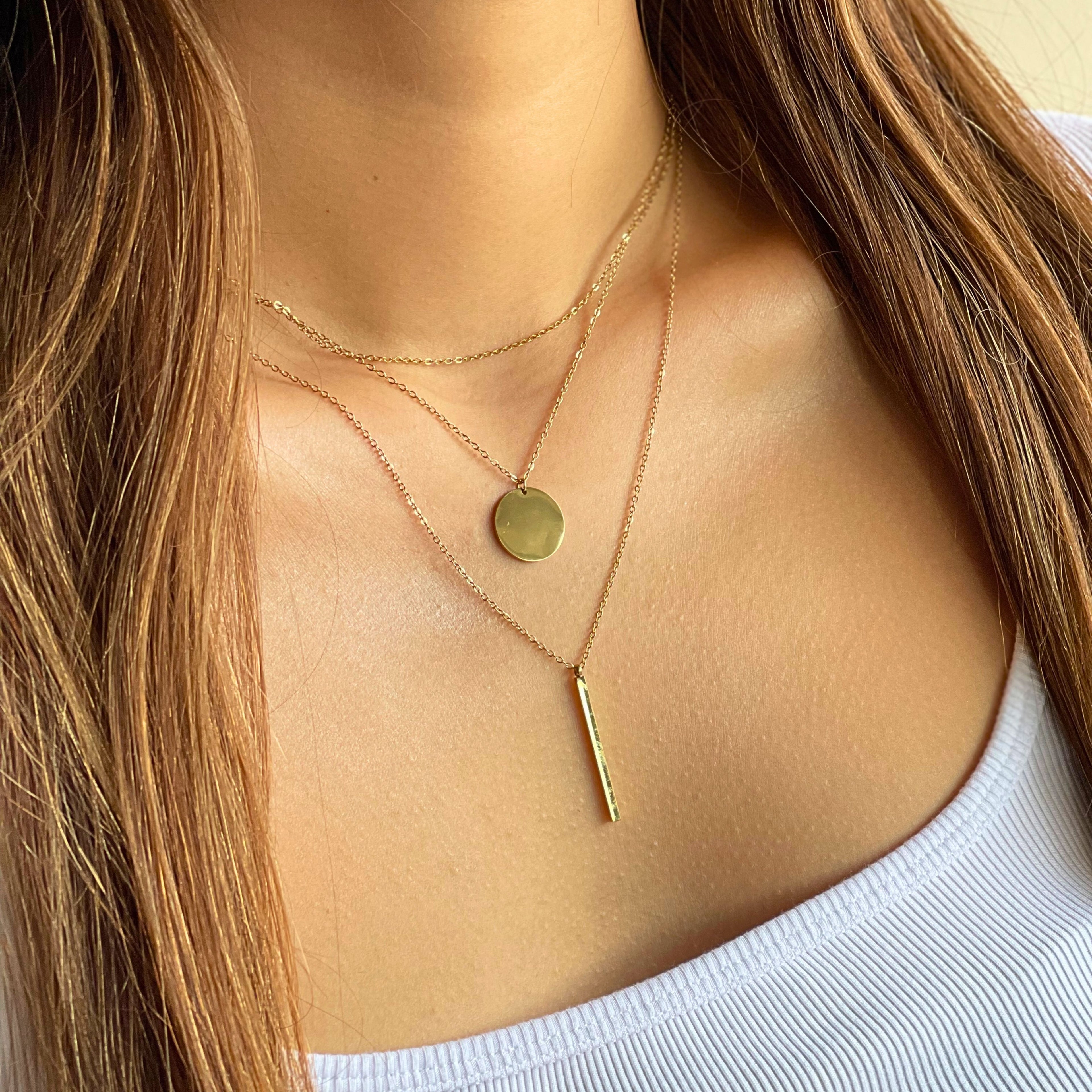 Jannet - Gold Layered Necklace - Set of Three