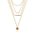 Camille - Layered Gold and Pearl Necklace - Set of Four