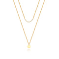 Claire - Modern Chic Mini-Pearls Necklace - Set of Two