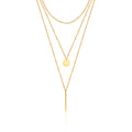 Jannet - Gold Layered Necklace - Set of Three